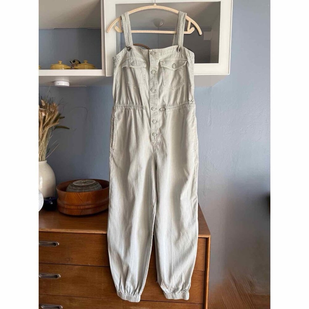 Miss Sixty Joggers Overalls Jumpsuit Gray Size S Relaxed